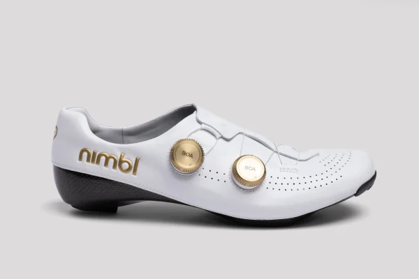 Nimbl 'Exceed Ultimate Glide' - White / Gold (3-bolt)
