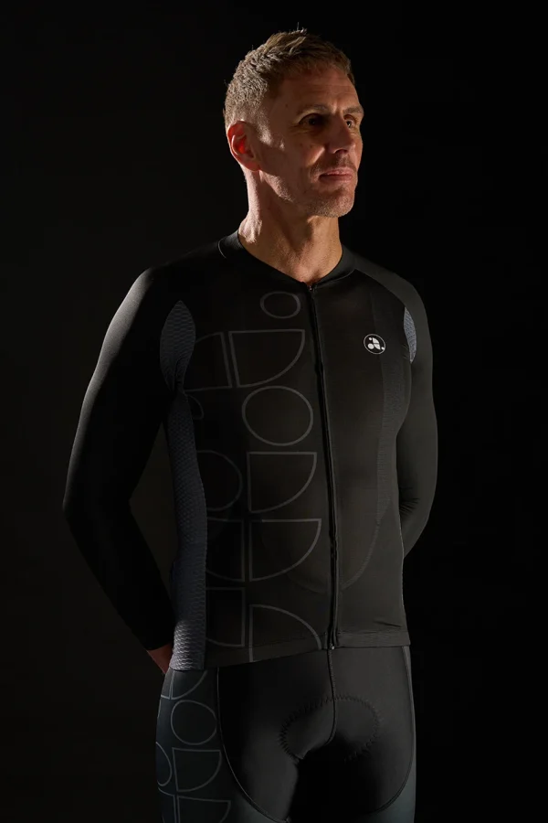 Domestique L/S Black Jersey